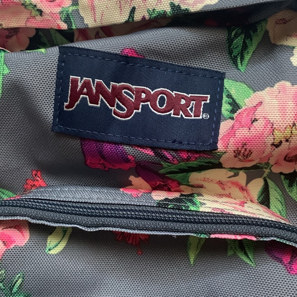 Jansport Girls Floral Print Backpack - Picture 7 of 16